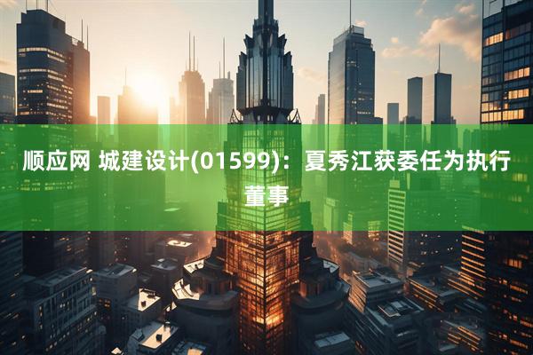 顺应网 城建设计(01599)：夏秀江获委任为执行董事